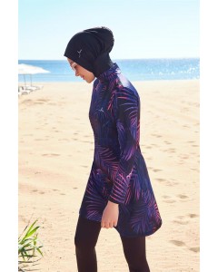 3022 Elçin Likralı Tesettür Mayo Takımı tesetturmayoburada