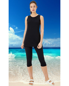 6024 Meliha Askılı Yarı Kapalı Mayo tesetturmayoburada