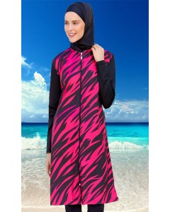 0314 Siyah Tam Kapalı Tesettür Mayo tesetturmayoburada