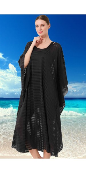 2635 Siyah Jakarlı Pareo tesetturmayoburada